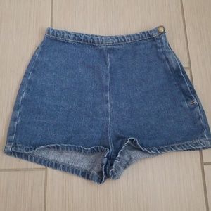 American apparel high waisted shorts